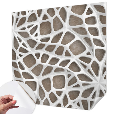 Zelfklevende behangsticker Kanten net