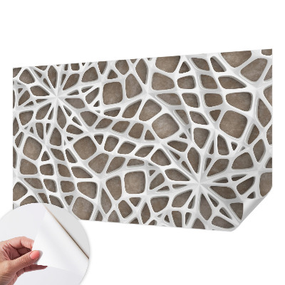 Zelfklevende behangsticker Kanten net