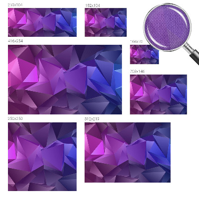 Fotobehang zelfklevend Paarse driehoeken