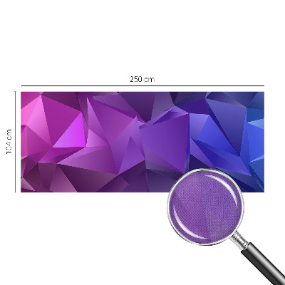 Fotobehang zelfklevend Paarse driehoeken