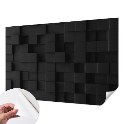 Zelfklevend fotobehang met driedimensionale kubussen