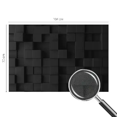 Zelfklevend fotobehang met driedimensionale kubussen