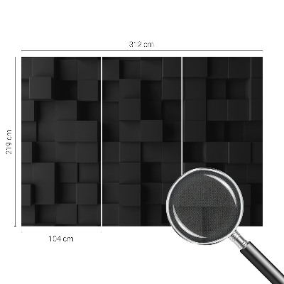 Zelfklevend fotobehang Driedimensionale kubussen