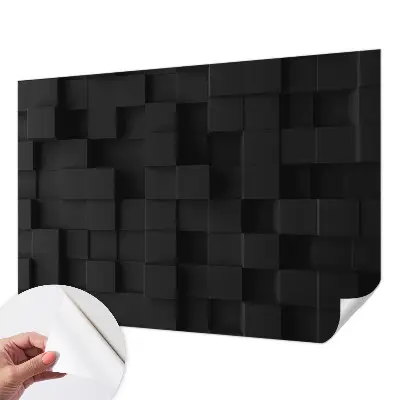 Zelfklevend fotobehang met driedimensionale kubussen