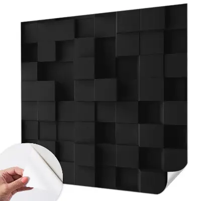 Zelfklevend fotobehang met driedimensionale kubussen