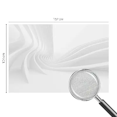 Zelfklevend fotobehang op maat met een patroon van golvende lijnen