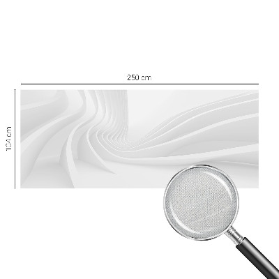 Zelfklevend fotobehang op maat Golvende lijnen