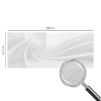 Zelfklevend fotobehang op maat met een patroon van golvende lijnen