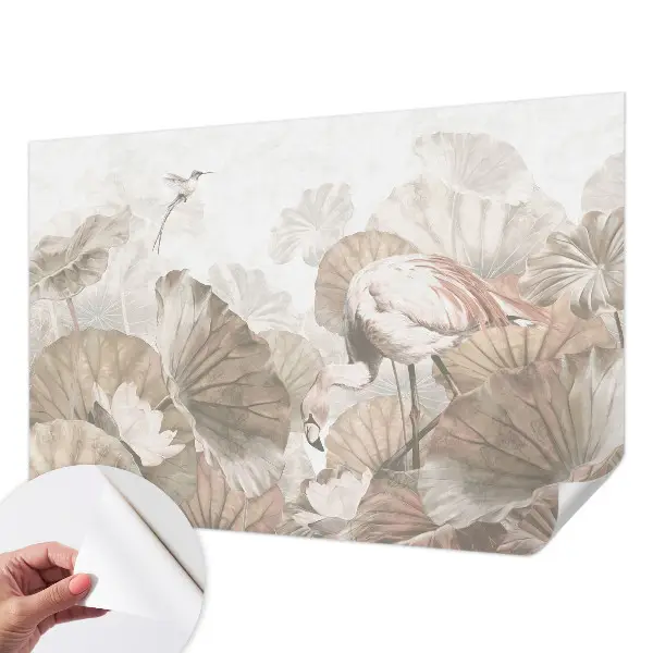 Fotobehang kinderkamer met een elegant natuurmotief