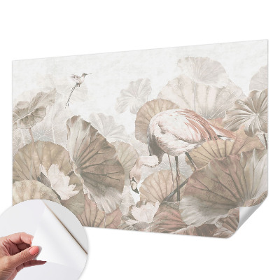 Fotobehang kinderkamer met een elegant natuurmotief