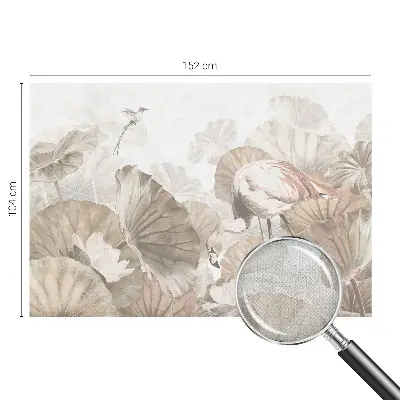 Fotobehang kinderkamer met een elegant natuurmotief