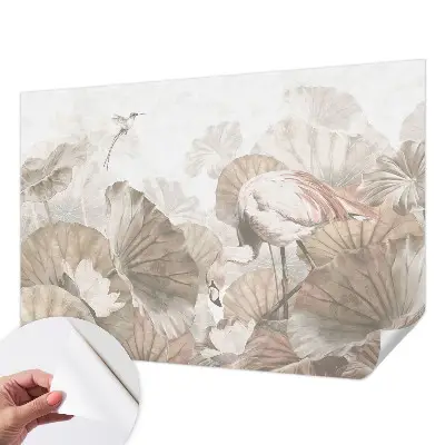Fotobehang kinderkamer met een elegant natuurmotief