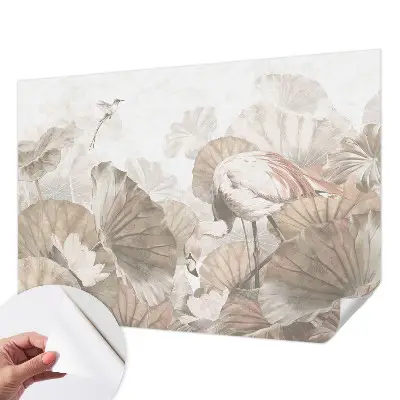 Fotobehang kinderkamer met een elegant natuurmotief
