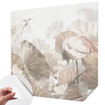 Fotobehang kinderkamer met een elegant natuurmotief