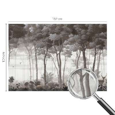 Foto behang voor de kinderkamer Bosmagie