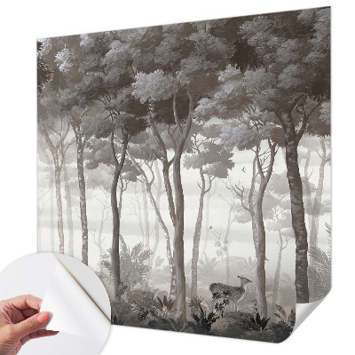 Foto behang voor de kinderkamer Bosmagie