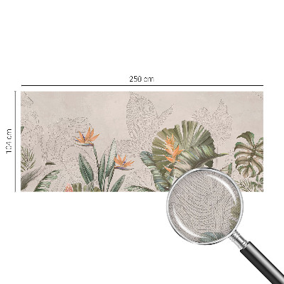 Fotobehang voor kinderkamer Tropische bloemen