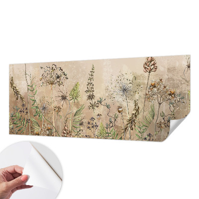 Fotobehang tienerkamer Rustieke bloemen