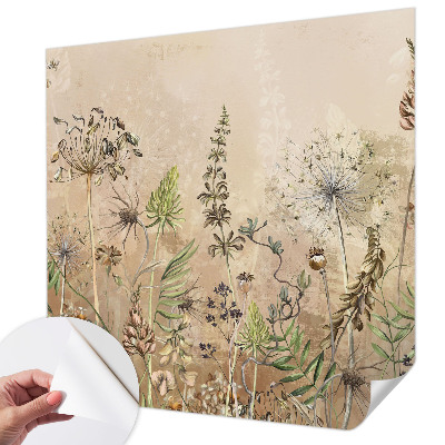 Fotobehang tienerkamer Rustieke bloemen