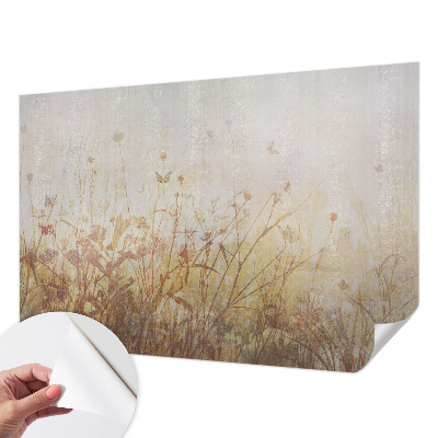 Foto behang voor de kinderkamer met een harmonieus weideontwerp