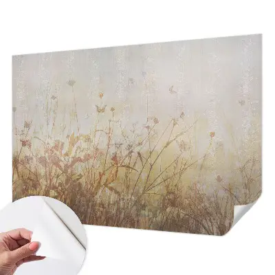 Foto behang voor de kinderkamer met een harmonieus weideontwerp