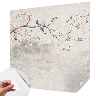 Foto behang voor de kinderkamer met een oosters landschap