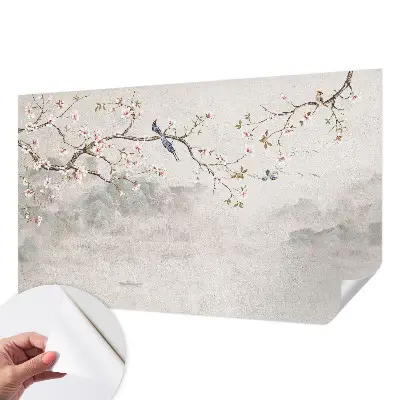 Foto behang voor de kinderkamer met een oosters landschap