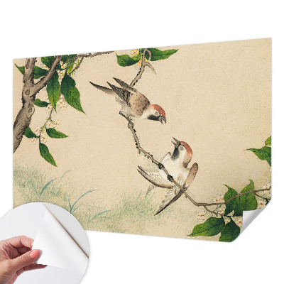 3D fotobehang Klassiek duo