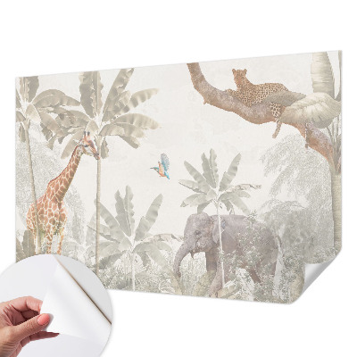 Fotobehang voor de kinderkamer Tropische oase