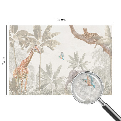 Fotobehang voor de kinderkamer Tropische oase