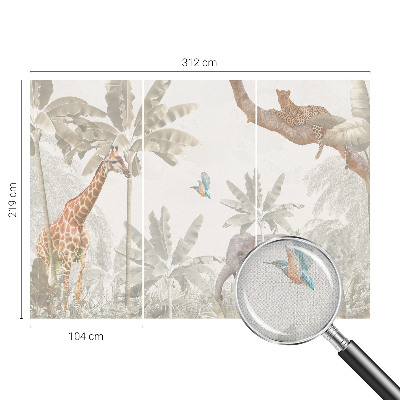 Fotobehang voor de kinderkamer Tropische oase