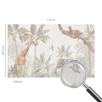 Fotobehang voor de kinderkamer Tropische oase
