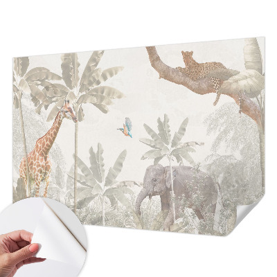 Fotobehang voor de kinderkamer Tropische oase