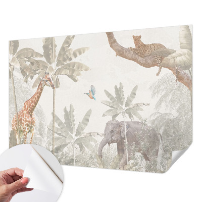 Fotobehang voor de kinderkamer Tropische oase