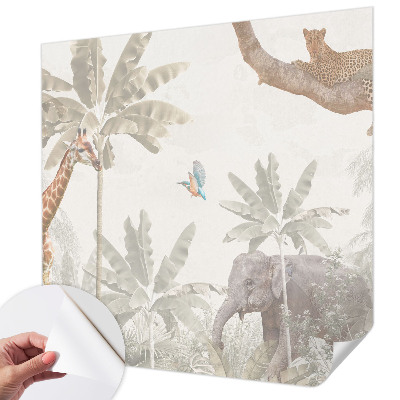 Fotobehang voor de kinderkamer Tropische oase