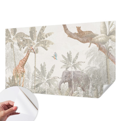 Fotobehang voor de kinderkamer Tropische oase