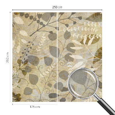 Fotobehang tienerkamer Takbladeren