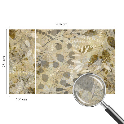 Fotobehang tienerkamer Takbladeren