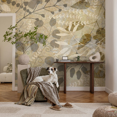 Fotobehang tienerkamer Takbladeren