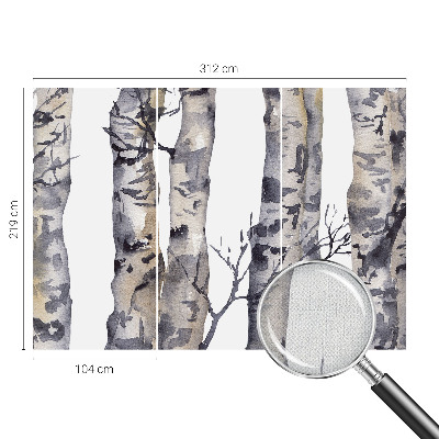 Foto behang voor de keuken Esdoornbos