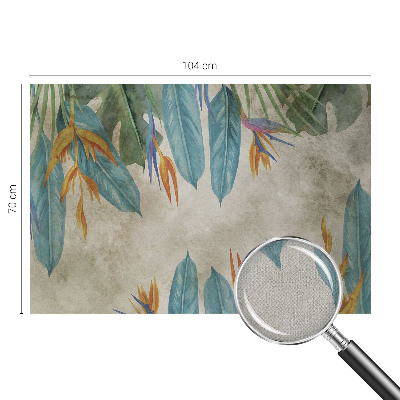 Zelfklevend fotobehang Tropische bloemen