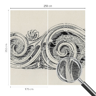 Fotobehang zelfklevend Plantenornament