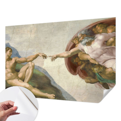 3D fotobehang met het thema 'spiritueel contact'