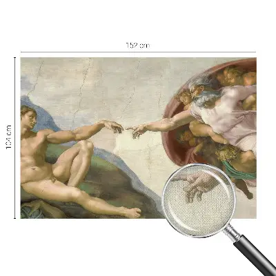 3D fotobehang met het thema 'spiritueel contact'