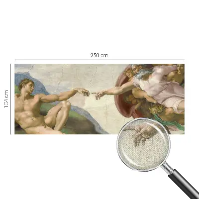 3D fotobehang met het thema 'spiritueel contact'