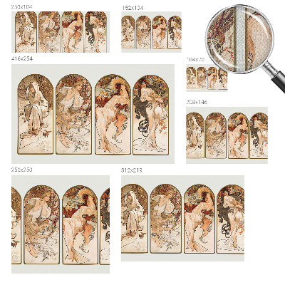 Foto behang voor de kinderkamer Poriën van vrouwen