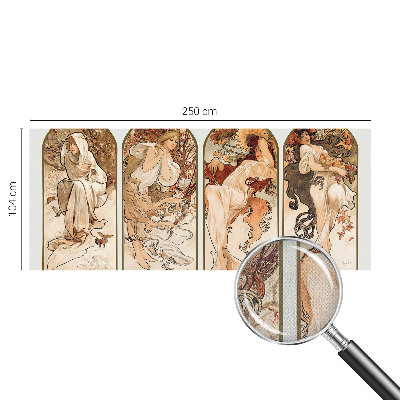 Foto behang voor de kinderkamer Poriën van vrouwen