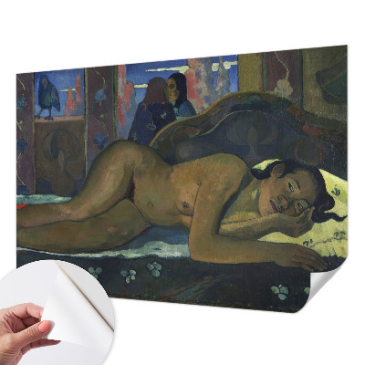 Foto behang voor de keuken met een exotische, rustige print