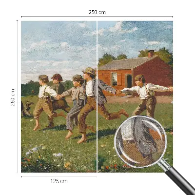 Fotobehang voor de kinderkamer met vrolijk en speels ontwerp