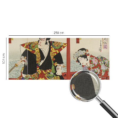 Fotobehang babykamer Japans theater